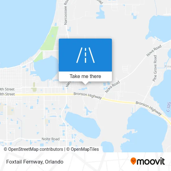 Foxtail Fernway map