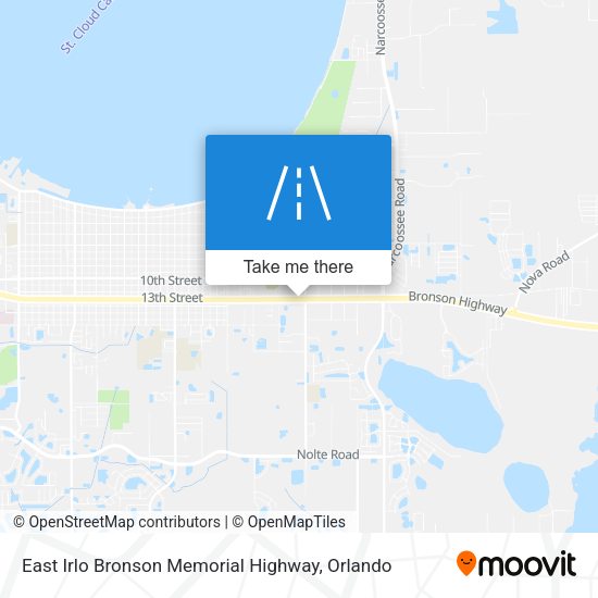 Mapa de East Irlo Bronson Memorial Highway