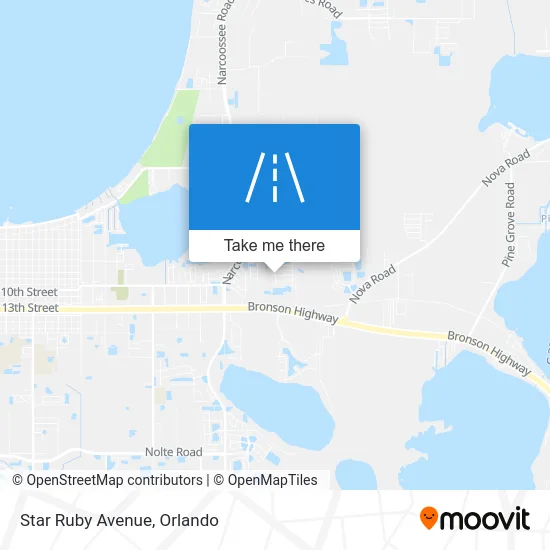 Star Ruby Avenue map