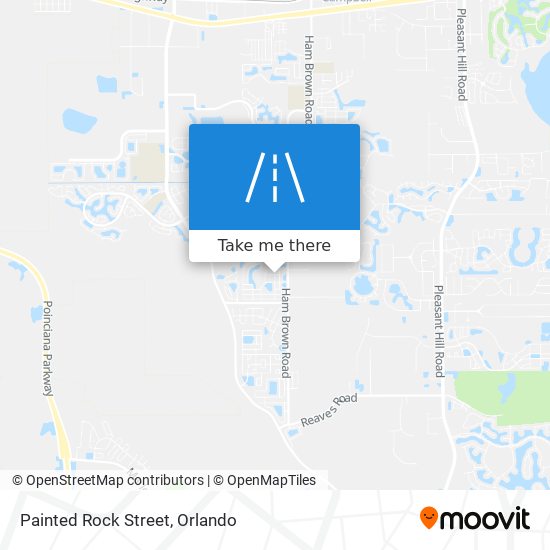 Painted Rock Street map