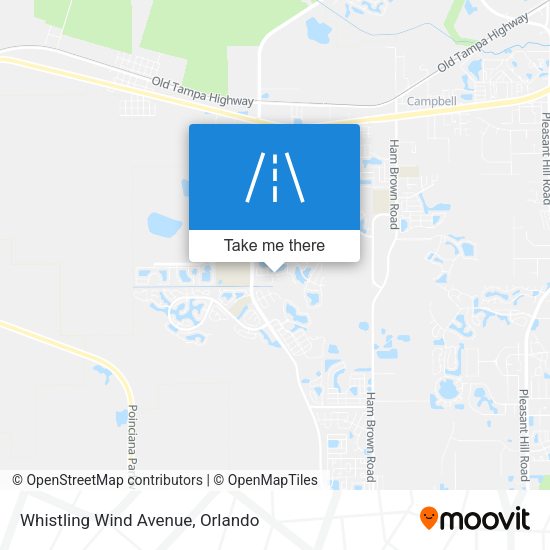 Whistling Wind Avenue map