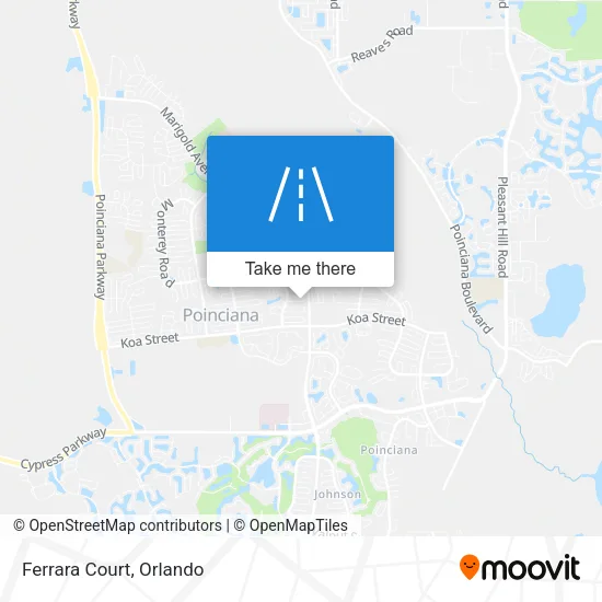 Ferrara Court map