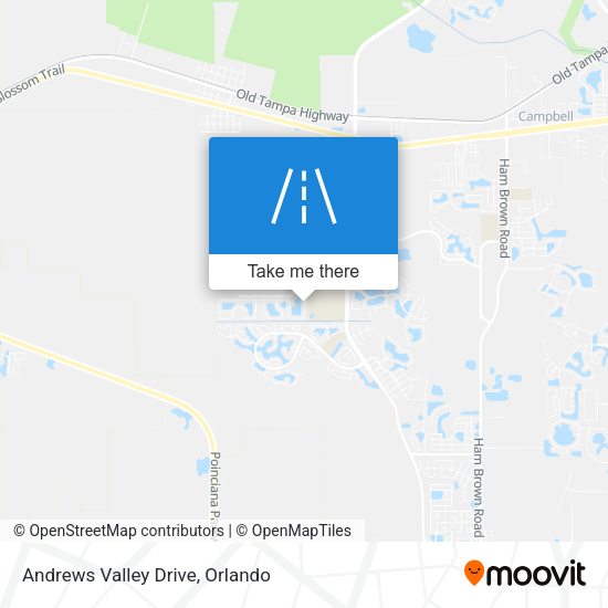 Mapa de Andrews Valley Drive