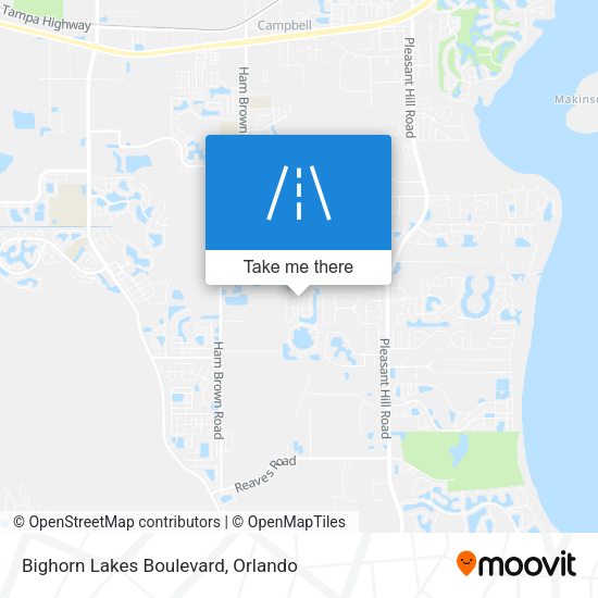 Bighorn Lakes Boulevard map