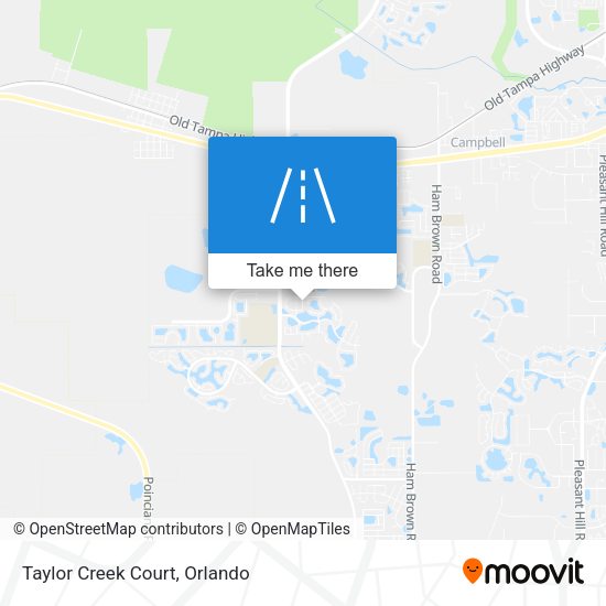 Taylor Creek Court map