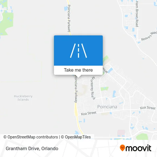 Grantham Drive map