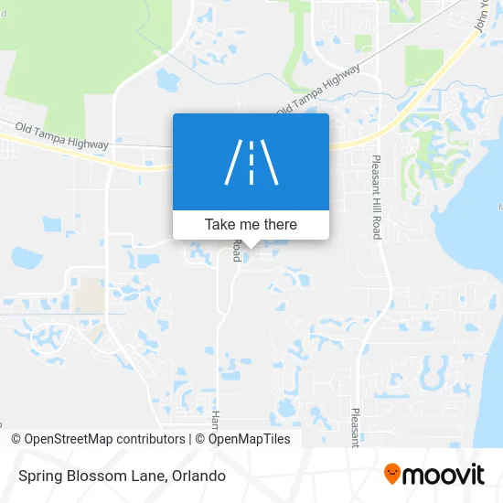 Spring Blossom Lane map