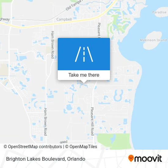 Brighton Lakes Boulevard map