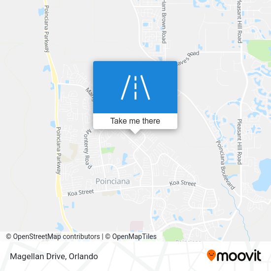 Magellan Drive map