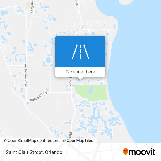 Saint Clair Street map