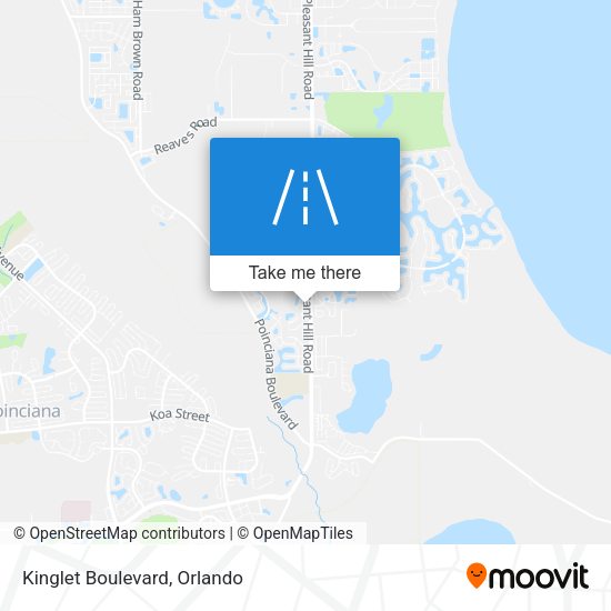 Mapa de Kinglet Boulevard