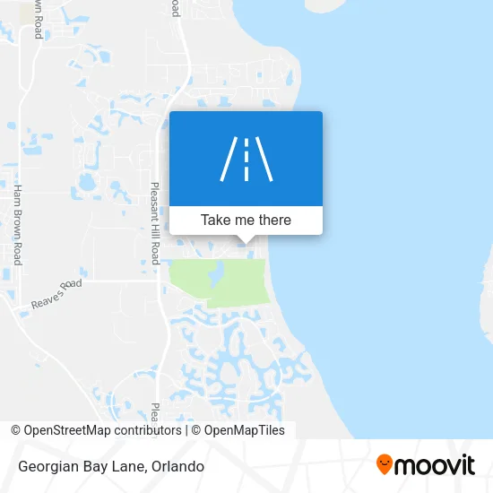 Georgian Bay Lane map