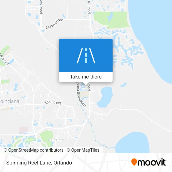 Spinning Reel Lane map