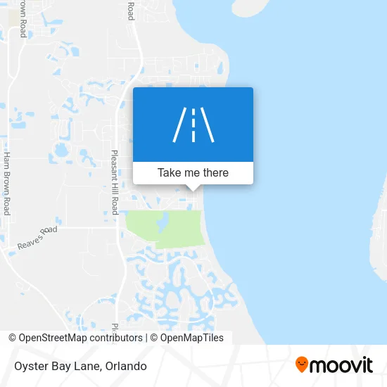 Oyster Bay Lane map