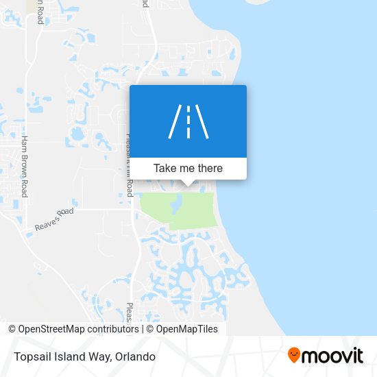 Topsail Island Way map