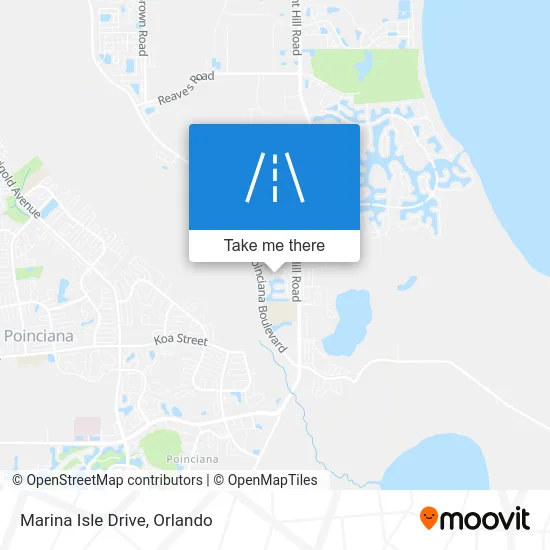 Marina Isle Drive map