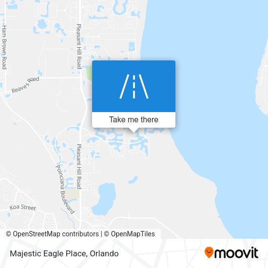 Majestic Eagle Place map