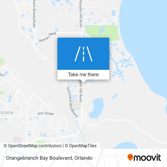 Mapa de Orangebranch Bay Boulevard
