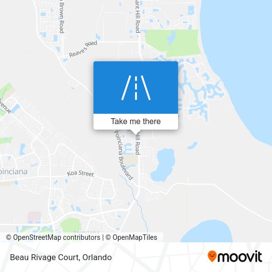 Mapa de Beau Rivage Court