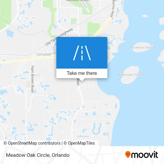 Meadow Oak Circle map