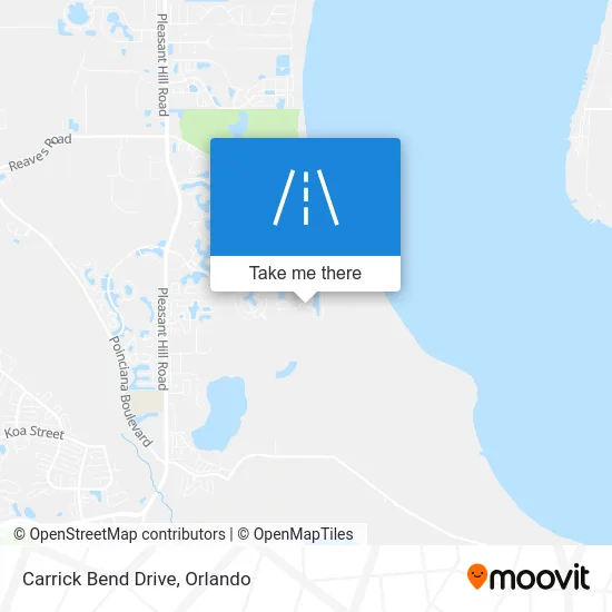 Carrick Bend Drive map