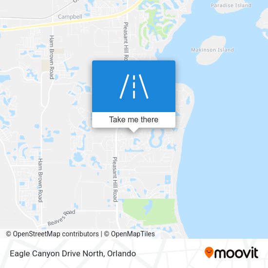 Eagle Canyon Drive North map