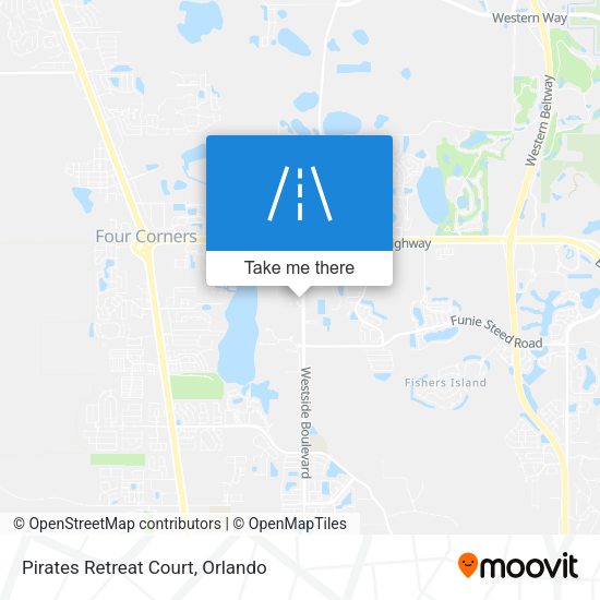 Pirates Retreat Court map