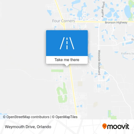 Weymouth Drive map