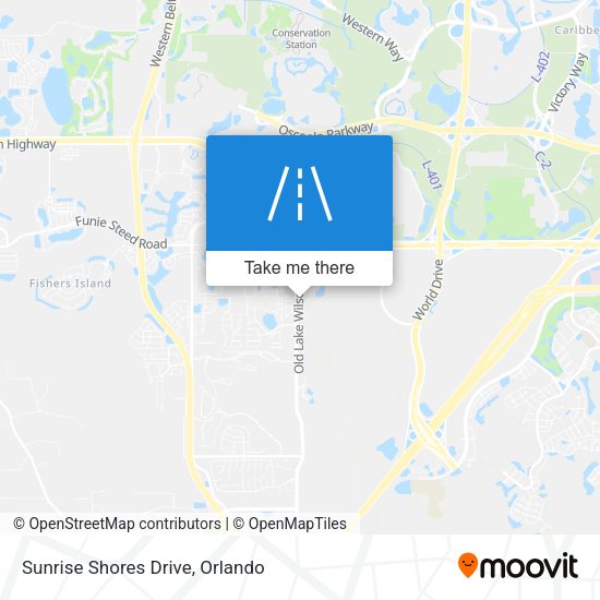 Mapa de Sunrise Shores Drive