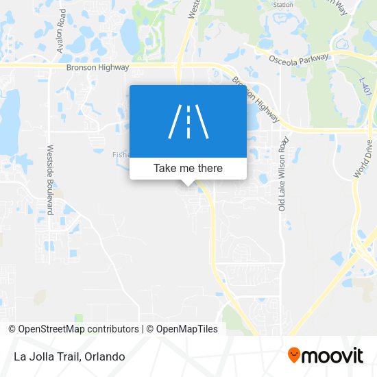 Mapa de La Jolla Trail