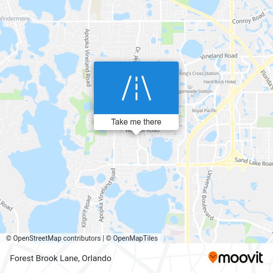 Mapa de Forest Brook Lane