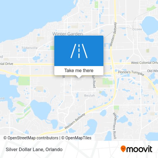 Mapa de Silver Dollar Lane