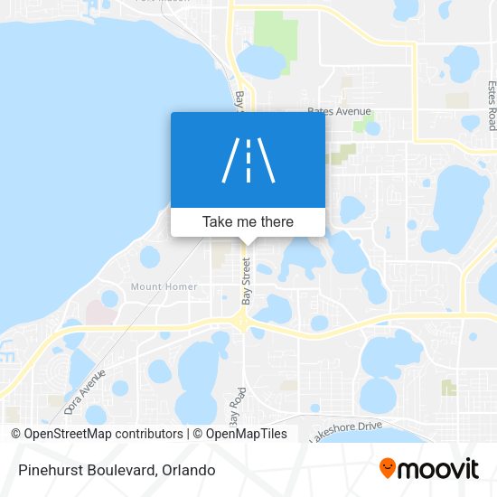 Mapa de Pinehurst Boulevard
