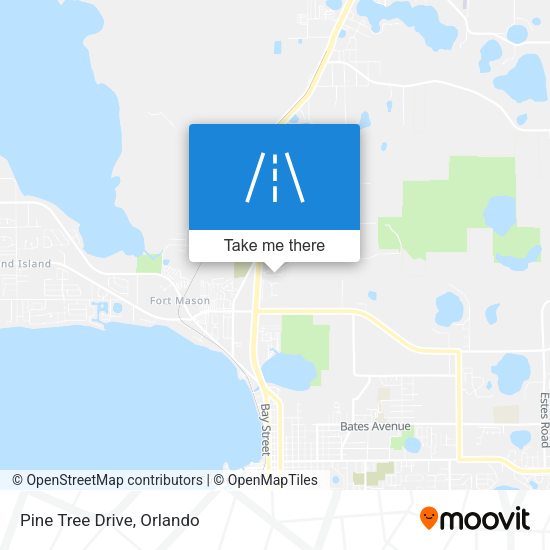 Pine Tree Drive map