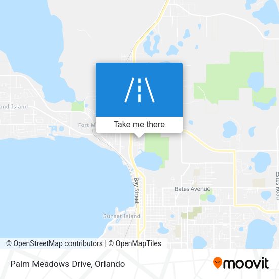 Mapa de Palm Meadows Drive