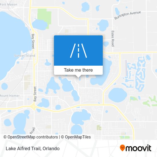 Mapa de Lake Alfred Trail
