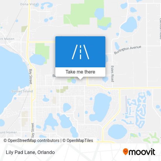 Mapa de Lily Pad Lane