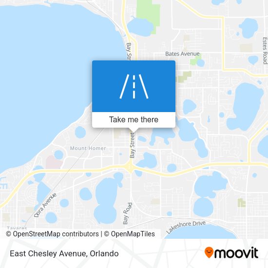 East Chesley Avenue map