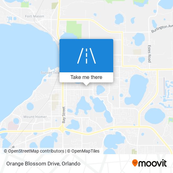 Orange Blossom Drive map