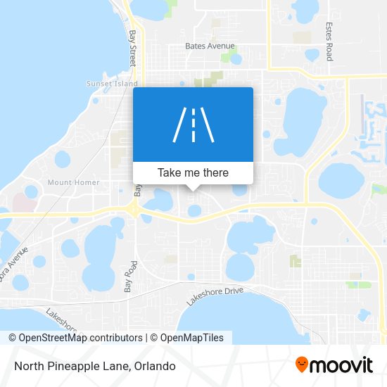 Mapa de North Pineapple Lane