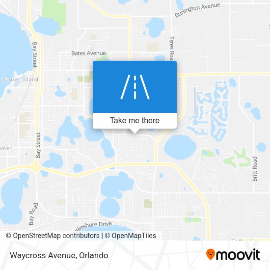 Mapa de Waycross Avenue