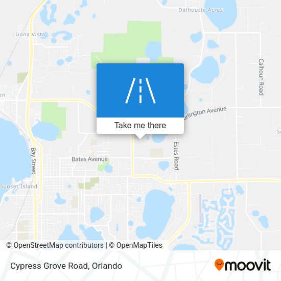 Cypress Grove Road map