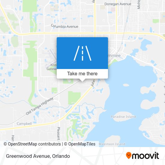 Mapa de Greenwood Avenue