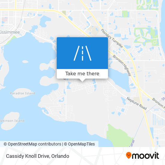Cassidy Knoll Drive map