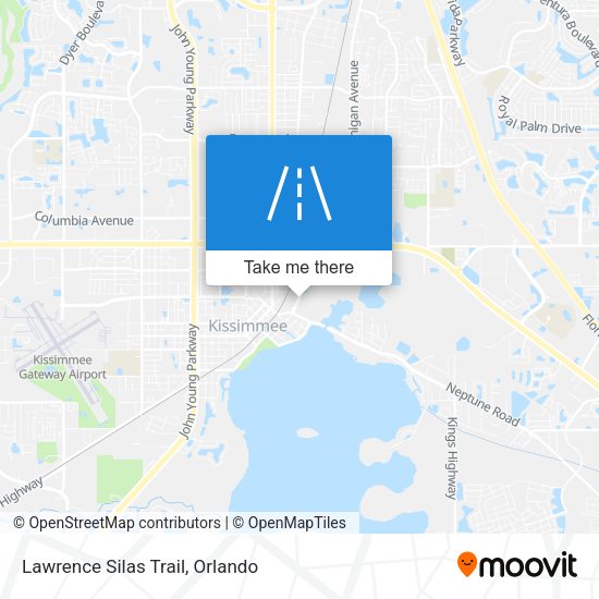 Mapa de Lawrence Silas Trail