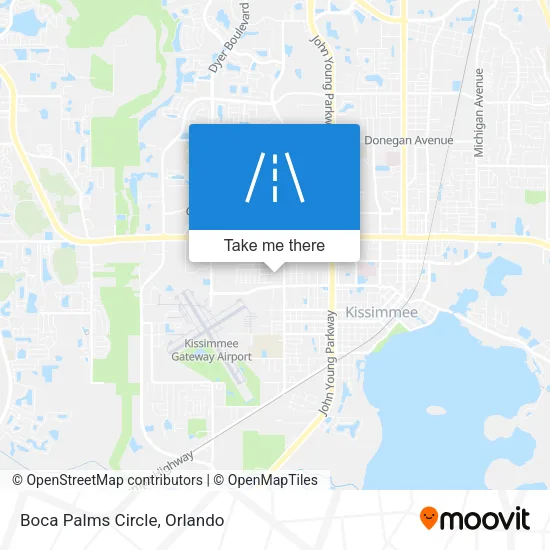 Boca Palms Circle map