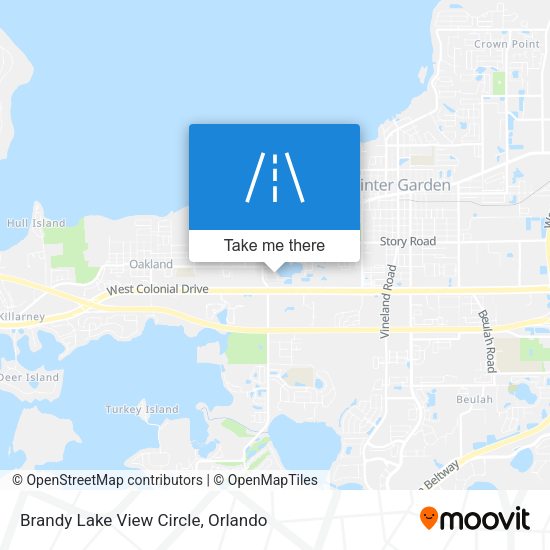 Mapa de Brandy Lake View Circle