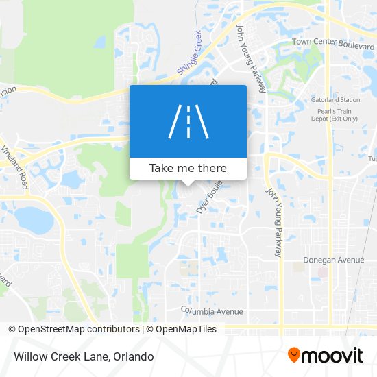 Mapa de Willow Creek Lane
