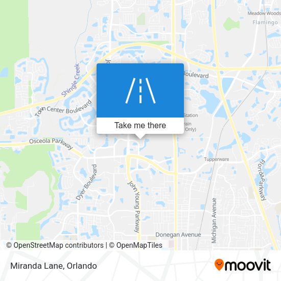 Mapa de Miranda Lane