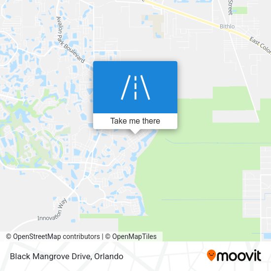Black Mangrove Drive map